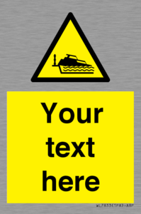 Custom warning grounding cruiser on lock cill